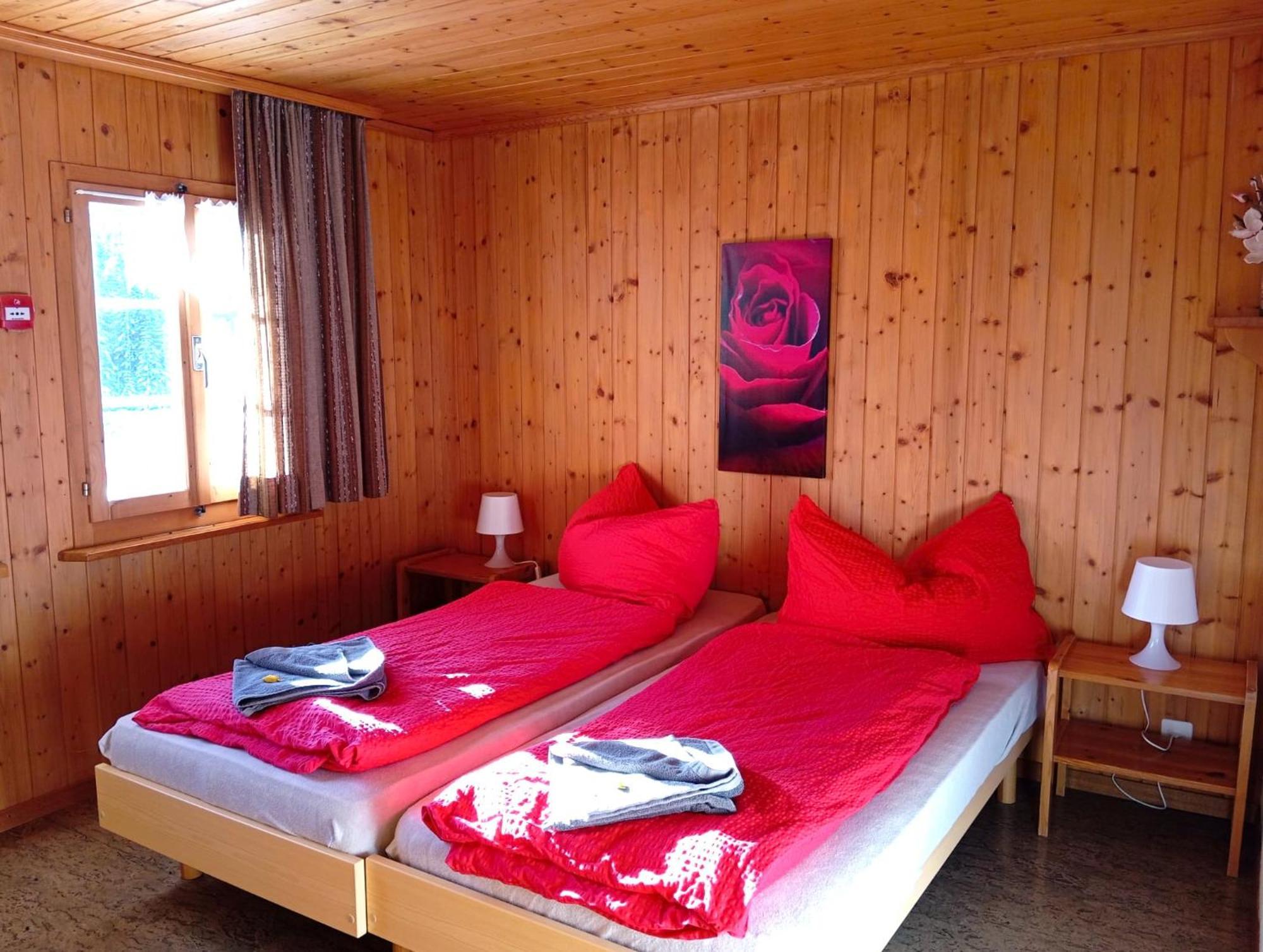 Chambre Double Doppelzimmer Camping Jaunpass Boltigen Esterno foto